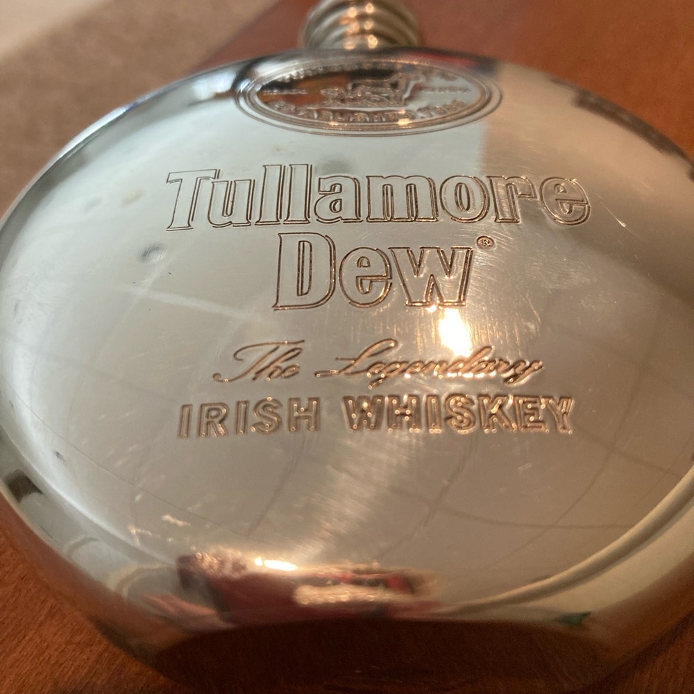 Silver Whiskey Flask